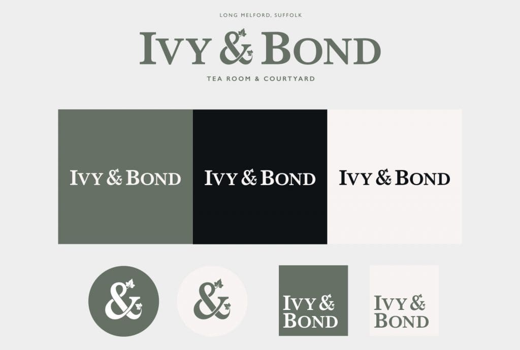 Responsive Logo Design for Ivy & Bond
