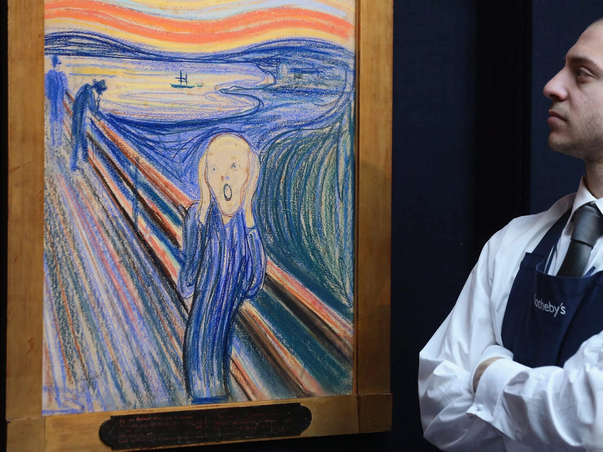 The Scream by Edvard Munch - Framed simply to enhance the power within the piece