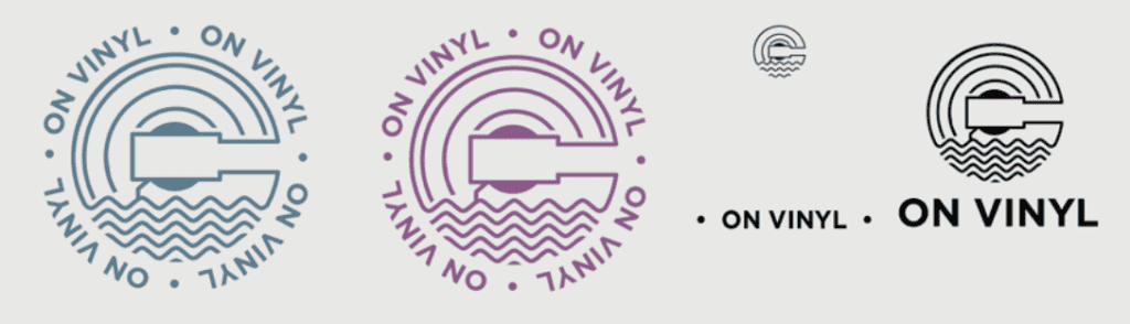 Responsive Logo Design for On Vinyl