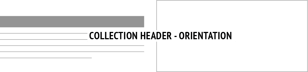 Collection Header Wirerframe